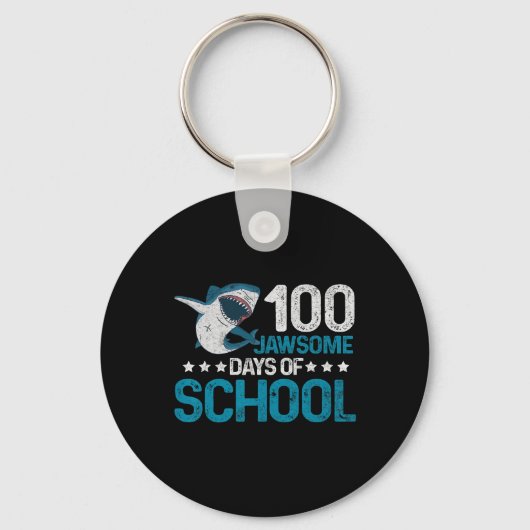 ジャクソーム日学校100日目キッズボーイズヴィンテージNo キーホルダー (正面)