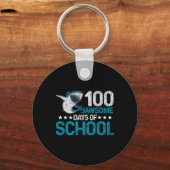 ジャクソーム日学校100日目キッズボーイズヴィンテージNo キーホルダー (正面)