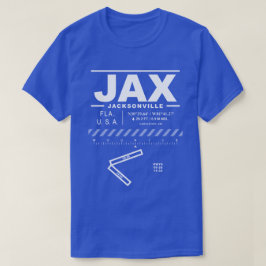 ジャクソ国際的ンビル空港JAX Tシャツ