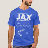 ジャクソ国際的ンビル空港JAX Tシャツ (正面)
