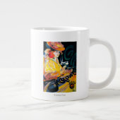 ジャクモットカフェ�ヴィンテージポスターヨーロッパ ジャンボコーヒーマグカップ (右)