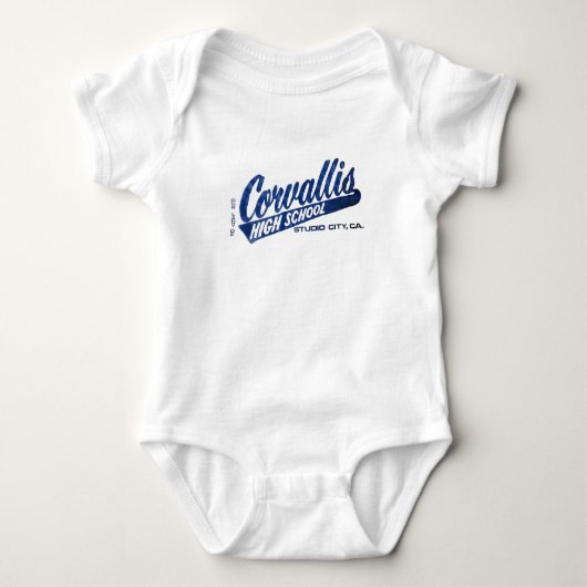 ジャクリーンおよびカレンのCorvallisの高等学校のロゴ Tシャツ (正面)