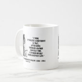 ジャクリーンケネディの比較的健全な引用文 コーヒーマグカップ (正面左)