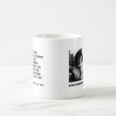 ジャクリーンケネディの比較的健全な引用文 コーヒーマグカップ (中央)