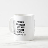 ジャクリーンケネディ最低情報礼儀 コーヒーマグカップ (正面左)