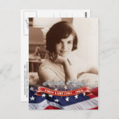 ジャクリーン・ケネディ、アメリカ大統領夫人 ポストカード (正面/裏面)