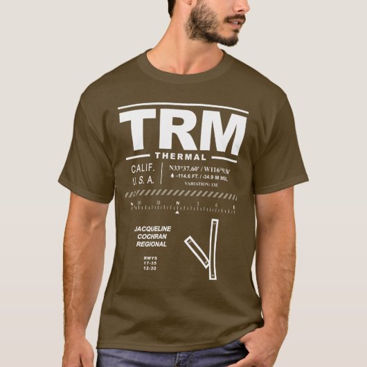 ジャクリーンCochran地域空港TRM Tシャツ (正面)