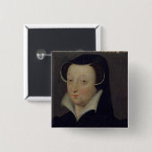 ジャクリーンde Rohan、Duchesse de Longueville 缶バッジ (正面&裏面)