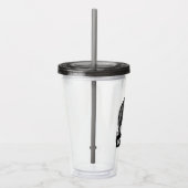 ジャグから牛乳を飲む猫 アクリルタンブラー (右)