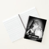 ジャグのミルクを飲む猫 ノートブック (内部)