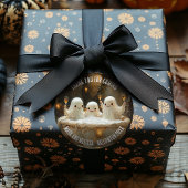 ジャグジーの幽霊不気味おもしろい屋外ハロウィーン ラウンドシール