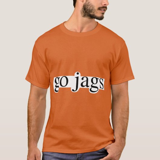 ジャグス頑張れ オーバーサイズ Tシャツ (正面)