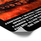 ジャグタイガードイツ戦車駆逐艦プリント ポスター (角)