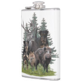 ジャグテリアステッカーボタンキーチェーンコーヒーマグ フラスク (左)