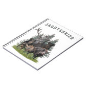 ジャグテリアステッカー屋外枕ガラスコースターT ノートブック (左側)