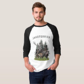 ジャグテリアステッカー屋外枕ガラスコースターT Tシャツ (正面フル)