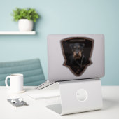 ジャグテリアステッカー シール (デスク上のノートパソコン)