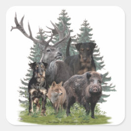 ジャグテリアステッカー スクエアシール