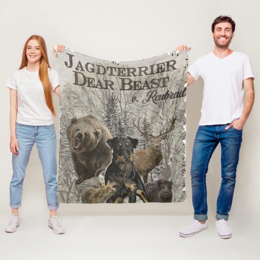 ジャグテリア親愛ー、ビーストv.レンブラッド文鎮ポー フリースブランケット (インサイチュ)