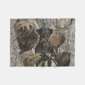 ジャグテリア親愛ー、ビーストv.レンブラッド文鎮ポー フリースブランケット (正面(横))