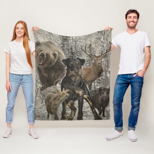 ジャグテリア親愛、ビーストv.レンブラッド フリースブランケット (インサイチュ)