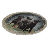 ジャグテリア、勇敢なハートタペストリーのポスターのアクリル カッティングボード (角)