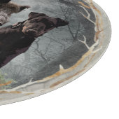 ジャグテリア、勇敢なハートタペストリーのポスターのアクリル カッティングボード (角)