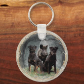 ジャグテリア、勇敢なハートタペストリーのポスターのアクリル キーホルダー (正面)