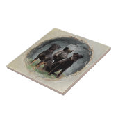 ジャグテリア、勇敢なハートタペストリーのポスターのアクリル タイル (側面)