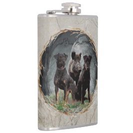 ジャグテリア、勇敢なハートタペストリーのポスターのアクリル フラスク