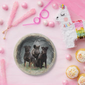 ジャグテリア、勇敢なハートタペストリーのポスターのアクリル ペーパープレート (パーティー)