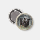 ジャグテリア、勇敢なハートタペストリーのポスターのアクリル マグネット (正面/裏面)