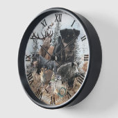 ジャグテリア 壁時計 (傾斜)