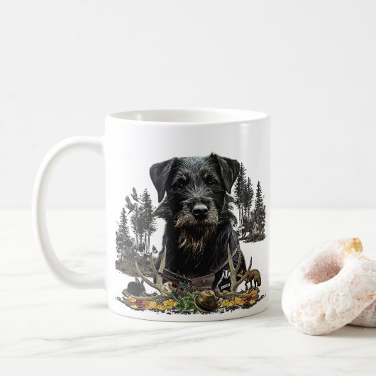 ジャグテリア – 多目的狩り犬 コーヒーマグカップ (ドーナツ)