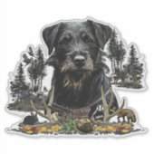 ジャグテリア – 多目的狩り犬 シール (正面)