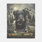 ジャグテリア – 多目的狩り犬 フリースブランケット (正面)