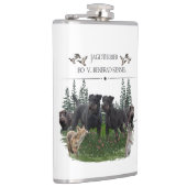 ジャグテリアBo v. Renbrad KennelHPノートパソコンのスキンC フラスク (右)