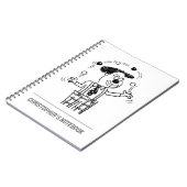 ジャグラーまたはエンターテイナー手帳 ノートブック (左側)