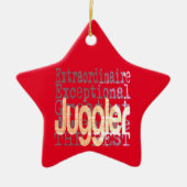 ジャグラー並外れ セラミックオーナメント (正面)