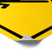 ジャグラー交差点ハイウェイサイン ポスター (角)