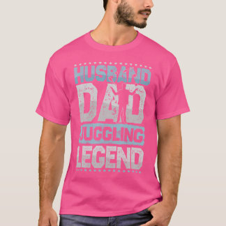 ジャグリングの伝説 レトロサーカス 男性ジャグラー Tシャツ