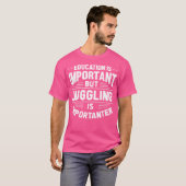 ジャグリングの名言 ジャグラー Tシャツ (正面フル)