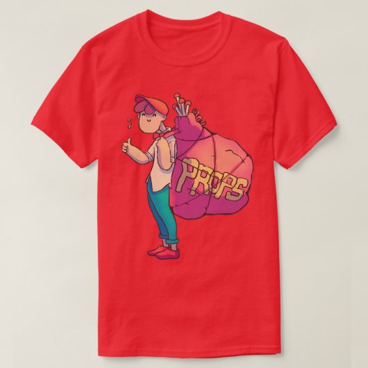 ジャグリングの小道具が多すぎる Tシャツ (デザイン正面)