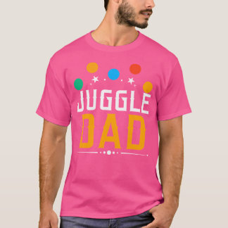 ジャグリングをするパパ ボール メンズ パフォーマー ジャグリング好き Tシャツ
