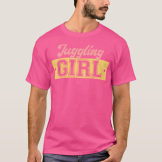 ジャグリングをする女の子 Tシャツ