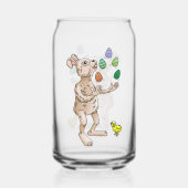 ジャグリングイースターバニー ガラス缶 (裏面)