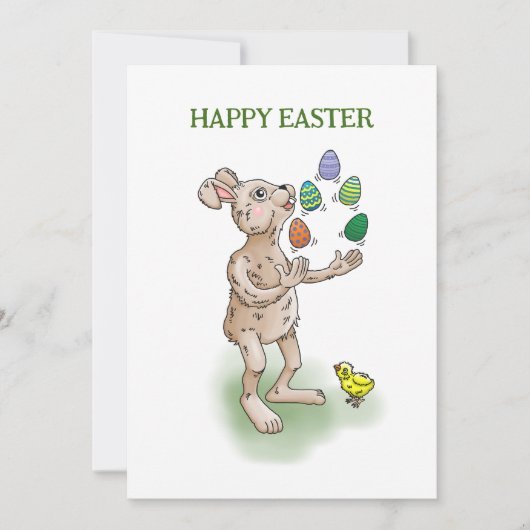 ジャグリングイースターバニー シーズンカード (正面)