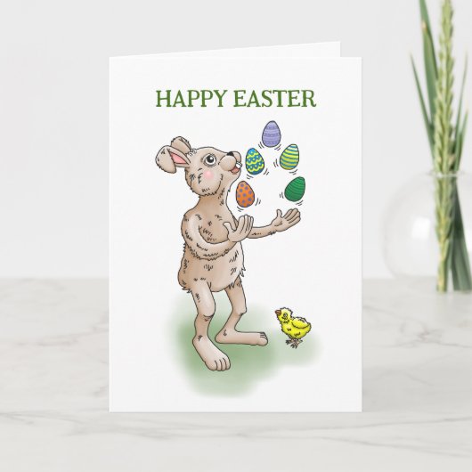 ジャグリングイースターバニー シーズンカード (正面)