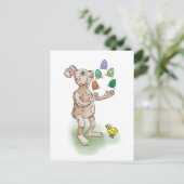 ジャグリングイースターバニー シーズンポストカード (スタンド正面)