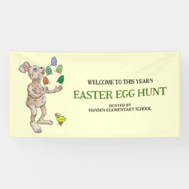 ジャグリングイースターバニー 横断幕